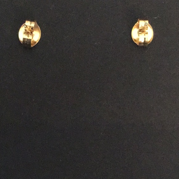 14K Gold Dainty Infinity Earrings NWOT - Picture 3 of 4